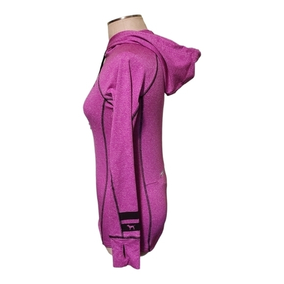 Pink Victoria's Secrete Women's Fuchsia Drawstring Hoodie Thumb‎ Inserts Size XS - Picture 2 of 11
